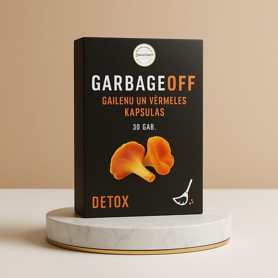 Gaileņu un vērmeļu kapsulas Garbageoff 30 kapsulas